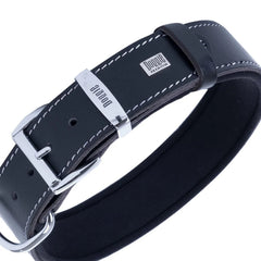 Doggie Çivili Deri Köpek Boyun Tasması 4x57-65 cm Siyah - SBT-4012L-SYH