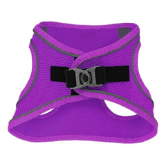 Üç Kilitli Sportif Kedi Köpek Göğüs Tasması 28-34 cm X-Small Mor - SF-SPRTF-XSMR