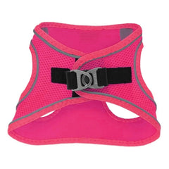 Üç Kilitli Sportif Kedi Köpek Göğüs Tasması 28-34 cm X-Small Pembe - SF-SPRTF-XSPMB