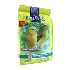 Krax Vitaminli Kanarya Kuş Yemi 400 Gr - 341372-KRKS-400GR