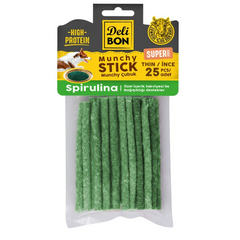 Delibon Super Munchy Çubuk - Spirulinalı İnce 25 Adet - SUPER25MUNCHYSPIRULINA