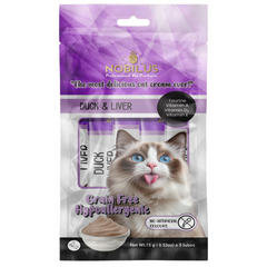 Nobilus Ördekli Ciğerli Kedi Krema Ödül Maması 5 x 15 gr - 13460-7