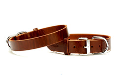 Doggie Deri El Yapımı Köpek Boyun Tasması 1,5x32-37 cm Kahverengi - TBT1510L-KHV