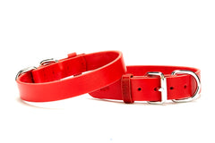 Doggie Deri El Yapımı Köpek Boyun Tasması 1,5x32-37 cm Kırmızı - TBT1510L-KRMZ