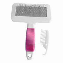 Markapet Temizleme Aparatlı Kedi Köpek Tarağı 12 cm-15 cm Large Pembe - MRKPT-TRK-PMBL