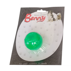 Benny Köpek Oyuncağı Sert Top 5 cm Yeşil - BNY-1112-YSL