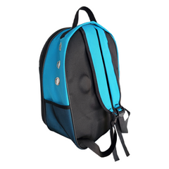 Kalpli Patili Astronot Şeffaf Taşıma Sırt Çantası Turkuaz 24x32x42 cm - SF-ASTRNTKLP-TRKZ