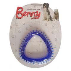 Benny Köpek Oyuncağı Üçgen 8 x 8.5 cm Mavi - BNY-1116-MV