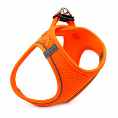 Nefes Alan Kumaş Air Mesh Kedi Köpek Göğüs Tasması Medium 44x48 cm Turuncu - KP-TMX-M-TRNC