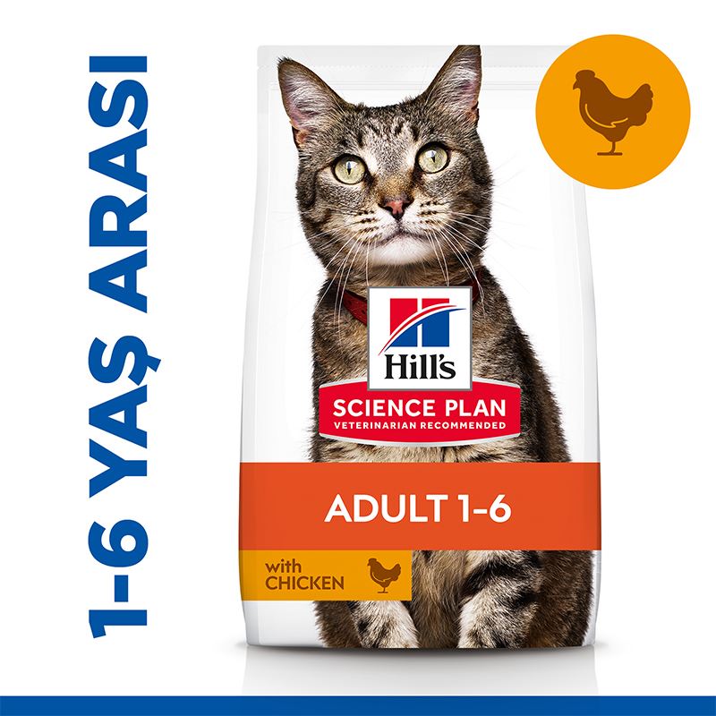 Hill's Science Plan Tavuklu Yetişkin Kedi Maması 3kg - 610-604058