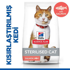 Hill's Sterilised Kısırlaştırılmış Somonlu Kedi Maması 1,5 Kg - 610-608879