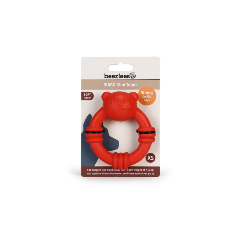 Beeztees Sumo Mını Dental Oyuncak Kırmızı 9,5x10 cm - 556-626645
