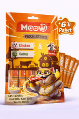Tavuklu Kedi Naneli Keçi Sütlü Kedi Krema Ödülü 6x12g - 13441-10