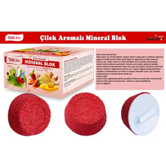 BİOLİVE Çilek Aromalı Mineral Blok - BLK-2
