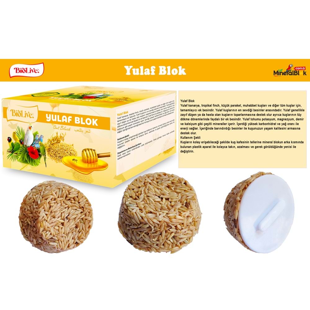 BİOLİVE Yulaf Blok - BLK-5