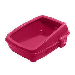 Açık Kedi Tuvalet Kum Kabı 17*37*50 cm Pembe - SF-TSRT-125487-PMB