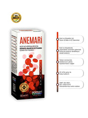 Anemari Demir Bakır B vitamini damlası 50 ml - 13068-2
