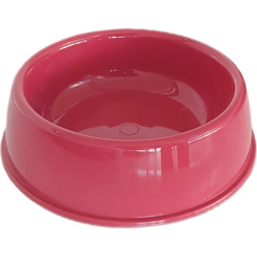 Karamel Pet Plastik Köpek Mama Su Kabı 500 ml Kırmızı - KP-PLSTKMMKB-500ML-KRMZ