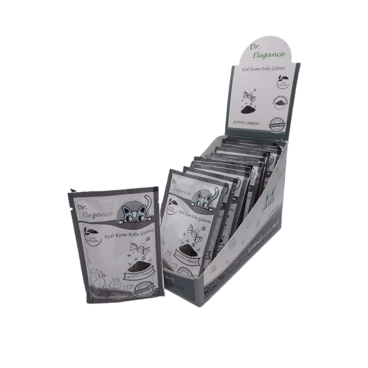 Markapet Kedi Kumu Koku Giderici Aktif Karbonlu 25 gr ( 14 gün Etkili Bor ) - DR-4008