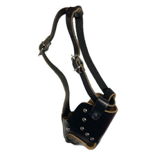 Karamel Pet Ekstra Kalın Köpek Ağızlığı XL 34 cm Siyah - KP-ST00028-SYH