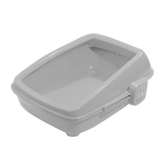 Açık Kedi Tuvalet Kum Kabı 17*37*50 cm Gri - SF-TSRT-125487-GR