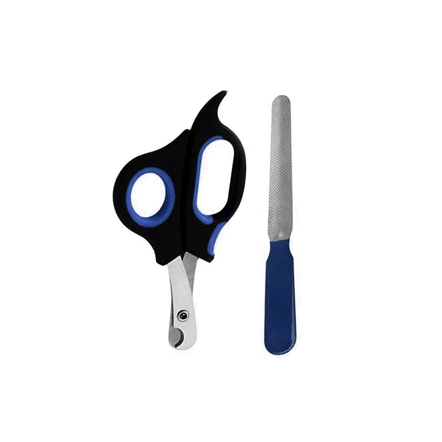 Büyük Boy Törpülü Kedi Köpek Tırnak Makası 14 cm-14 cm Mavi - SF-TRNKMKS-MV