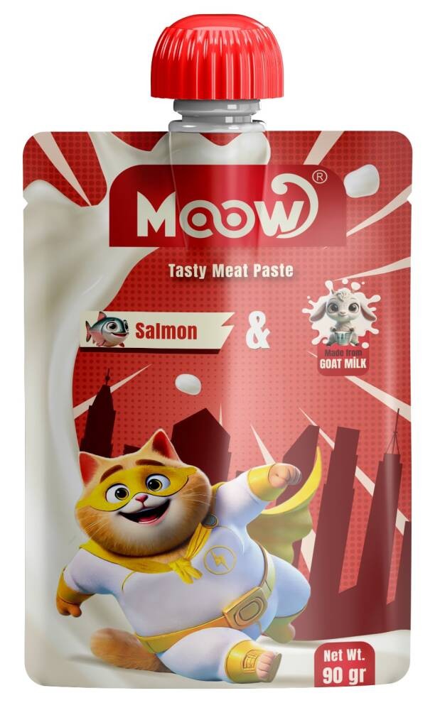 Moow Taze Somon Balıklı Keçi Sütlü Kedi Et Ezmesi 90 gr - 13468-2