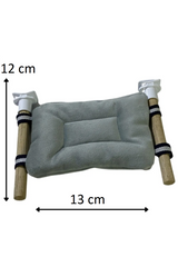 Renkli Kuş Yatağı, Yıkanabilir Kafese Takılabilen Yatak 12 cm x 13 cm - SF-KSYTK-RNKL