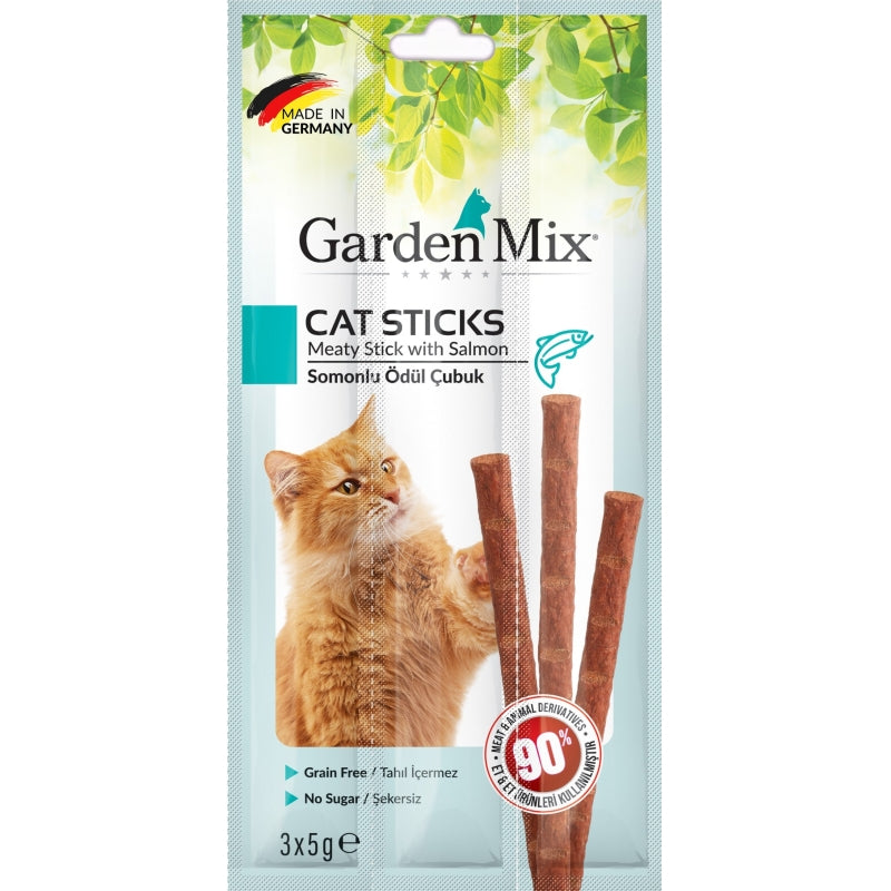 Gardenmix Somonlu Kedi Stick Ödül 3*5g - 580-105