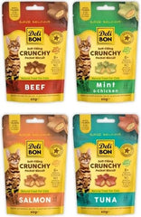 Delibon Crunchy İçi Dolgulu Bisküvi Karışık Kedi Ödülü Çeşitleri 4X60GR - ST00004