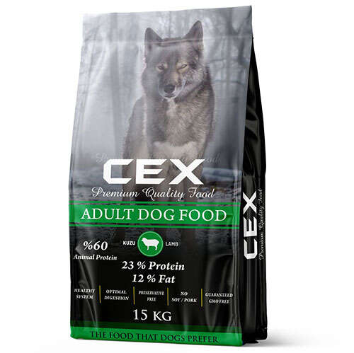 Cex Premium Kuzu Etli Köpek Maması  (15 Kg)