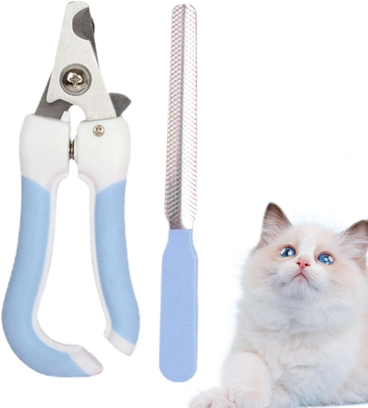 Törpülü Kedi Köpek Tırnak Makası 5,5*14,5 cm Turkuaz - SF-ST00897-TRKZ