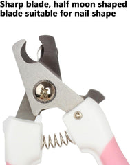 Törpülü Kedi Köpek Tırnak Makası 5,5*14,5 cm Pembe - SF-ST00897-PMB