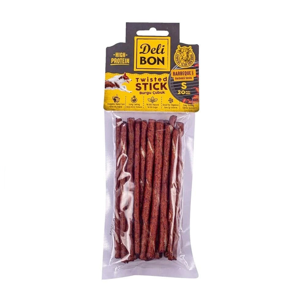 Delibon Deri Burgu Çubuk İnce Boy Barbekü 20'li Paket - EKO20SBARBECUE