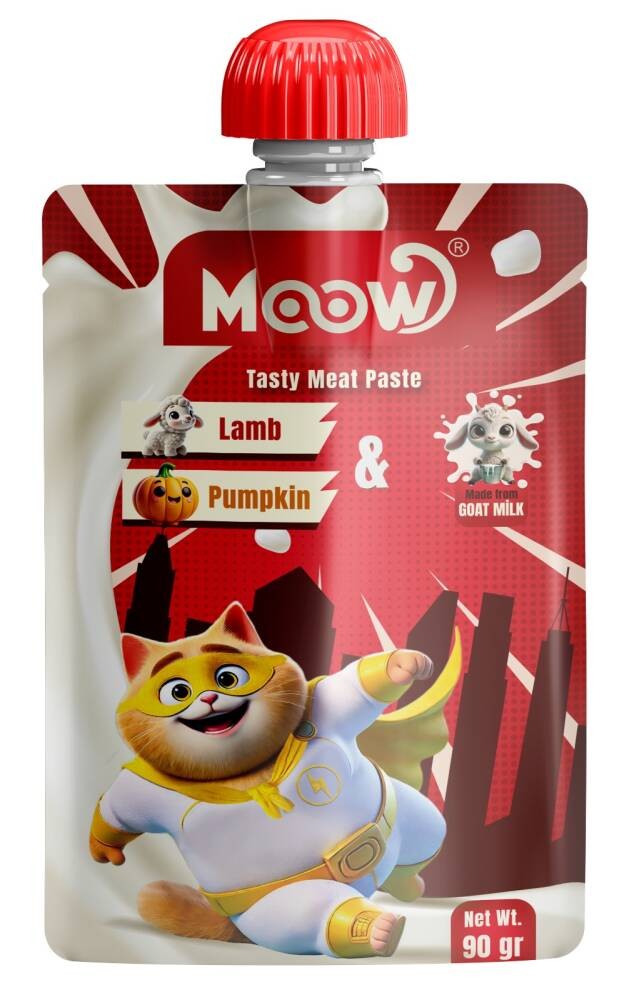 Moow Kuzu Etli Ve Bal Kabaklı Keçi Sütlü Kedi Et Ezmesi 90 gr - 13468-7