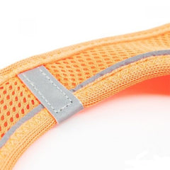 Tailpetz Air Mesh Köpek Göğüs Tasması 2XSmall 28x32 cm Neo Orange - TLZPZ-XXS-NOTRNC