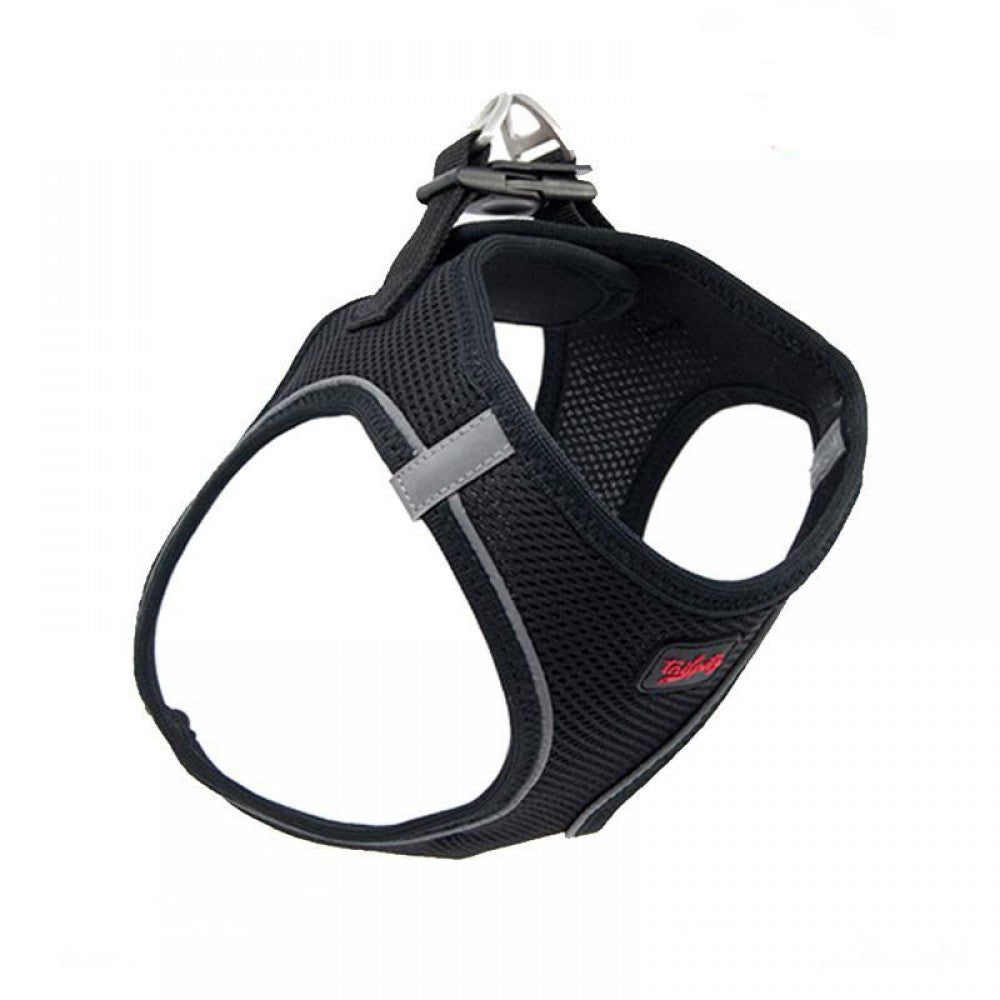 Tailpetz Air Mesh Köpek Göğüs Tasması 3XSmall 24-28 cm Siyah - TLZPZ-XXXS-SYH