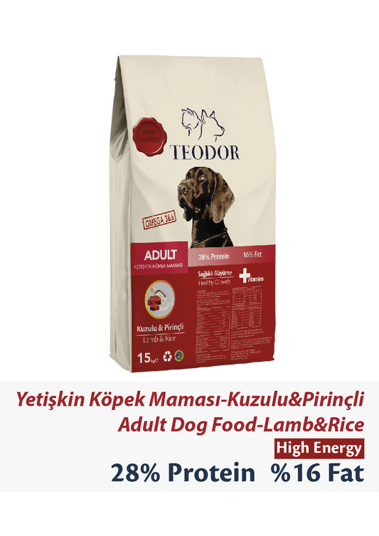 Teodor Kuzu Etli Yetişkin Köpek Maması