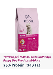 Teodor  Kuzulu Pirinçli Yavru Köpek Maması