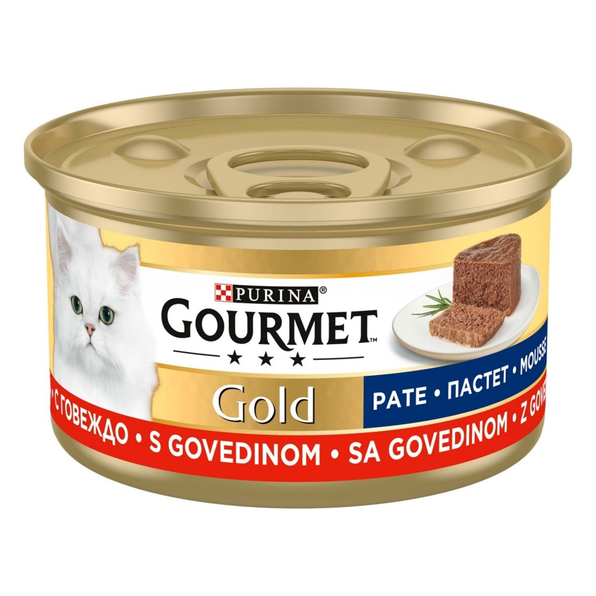 Purina Gourmet Gold Kıyılmış Sığır Etli Kedi Konservesi 85 gr(24'lü)