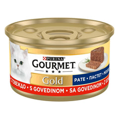 Purina Gourmet Gold Kıyılmış Sığır Etli Kedi Konservesi 85 gr(24'lü)