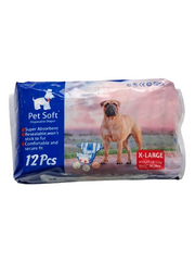 Pet Soft Köpek Bezi 12'li (XL)