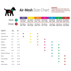 Tailpetz Air Mesh Köpek Göğüs Tasması Large 48x54 cm Garnet - TLZPZ-L-GRNT