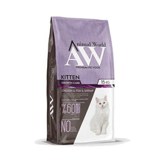 Animal World Tavuk Balık Karidesli Yavru kedi Maması 15 Kg - AW740848-00141