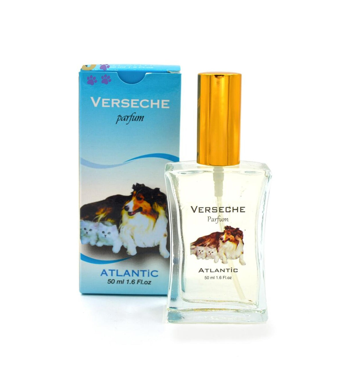 Verseche Atlantic Kedi Köpek Parfümü Cam Şişe 50 ml - 11294-ATLNTC