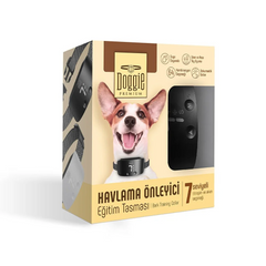 Doggie Havlama Önleyici Eğitim Tasması Ayarlanabilir Siyah - BARKTRAINBLACK