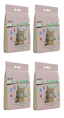 Cat City Ekstra Parfümlü Bentonit Topaklanan Kedi Kumu 10 Lt Bebek Pudralı ( 4 Adet ) - 10790-B4