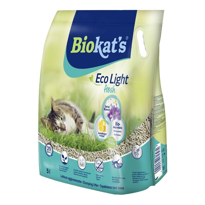 Biokat's Eco Light Fresh Spring Blossom Pelet Kedi Kumu 5lt - 13189