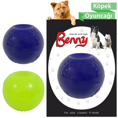Benny Köpek Oyuncağı Sert Top 5 cm Çeşitli Renklerde - BNY-1112