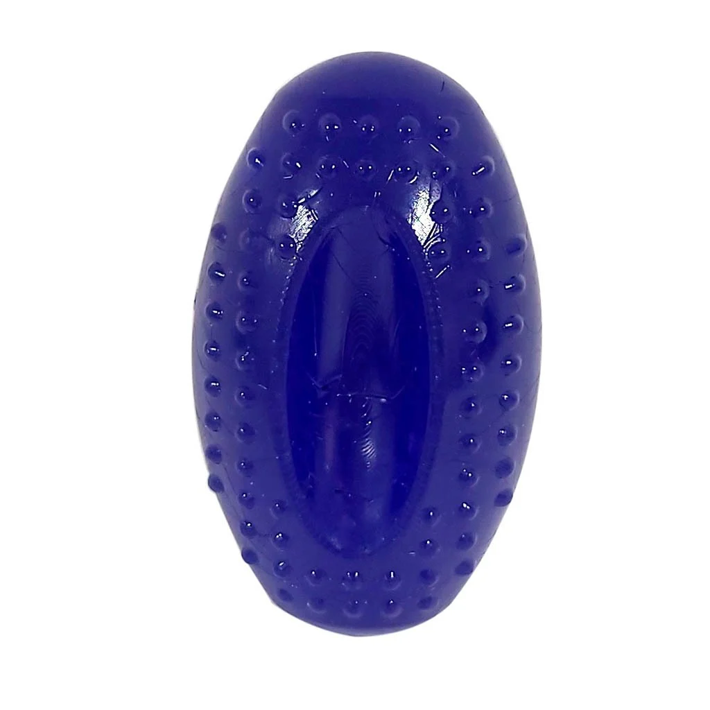 Benny Köpek Oyuncağı Sert Elips Top 8 x 4.5 cm Mavi - BNY-1115-MV